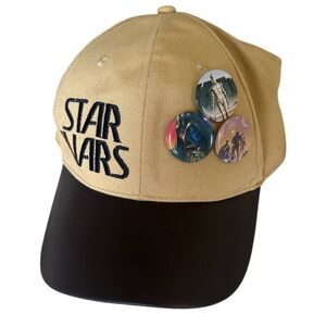 Disney Star Wars 45th Anniversary Concept Series Hat Cap w/ Badges Never Worn